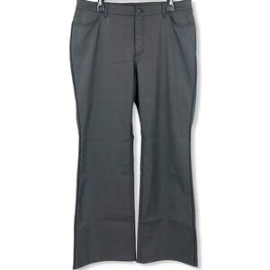 LAFAYETTE 148 NY Size 14 Expresso Brown Waxed Pant